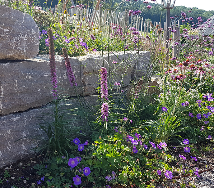 Gartenterrasse mit Weitblick