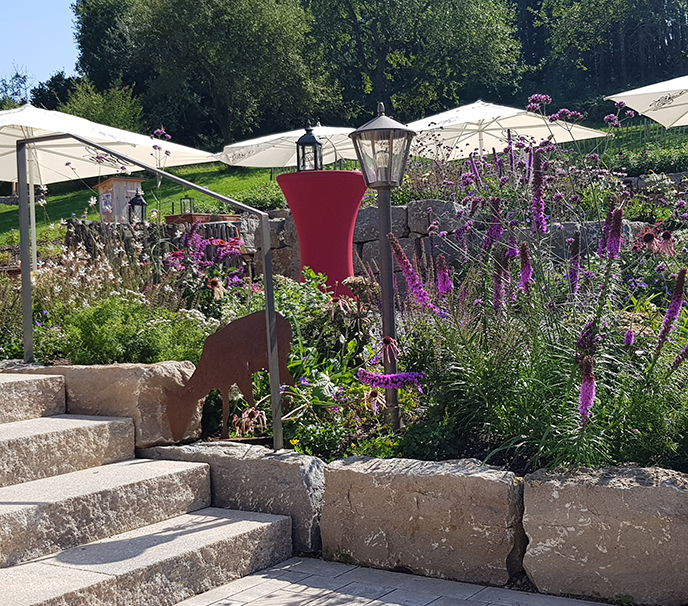 Gartenterrasse mit Weitblick