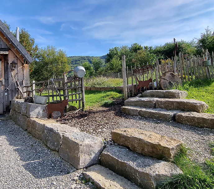 Gartenterrasse mit Weitblick