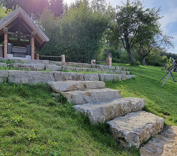 Gartenterrasse mit Weitblick