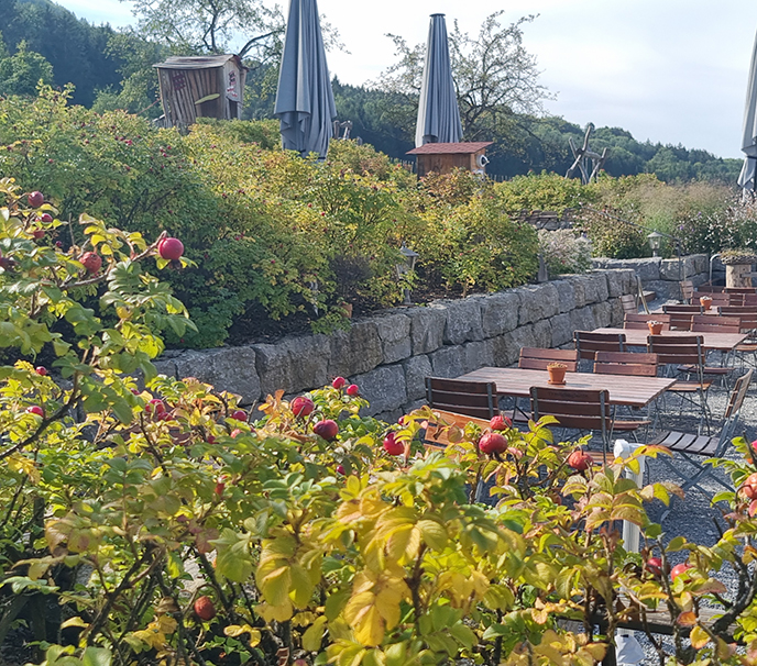 Gartenterrasse mit Weitblick