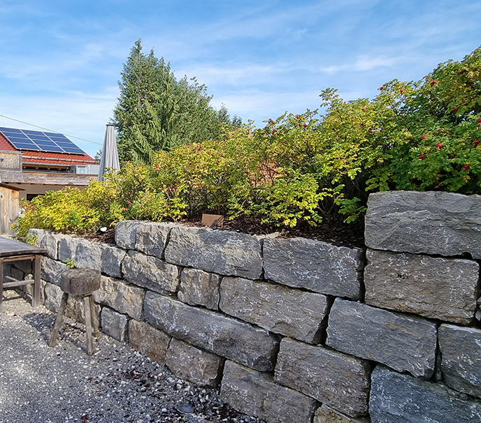 Gartenterrasse mit Weitblick