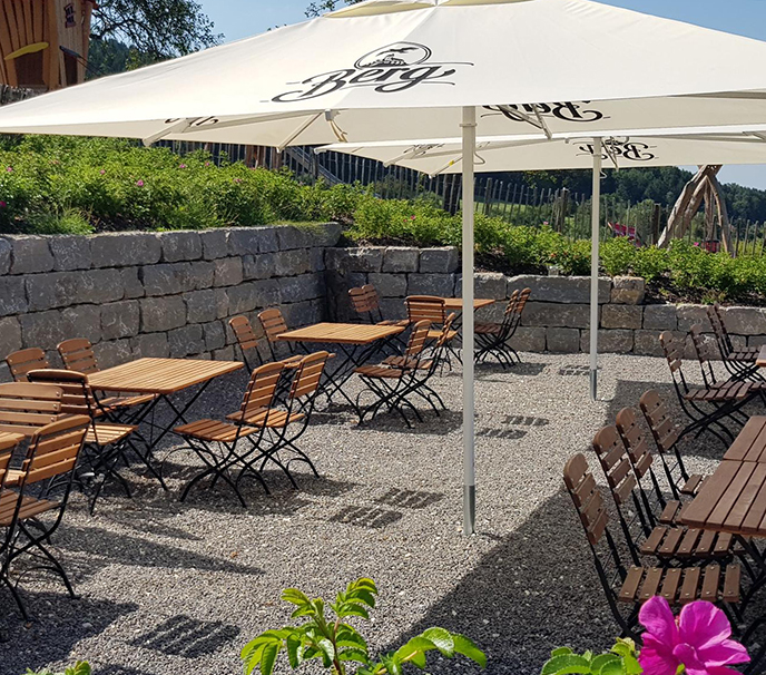 Gartenterrasse mit Weitblick