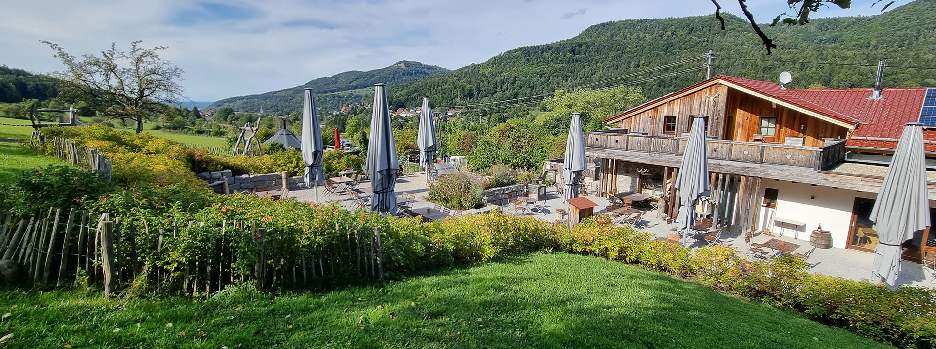 Gartenterrasse mit Weitblick